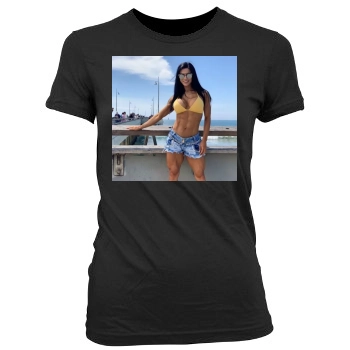 Eva Andressa Women's Junior Cut Crewneck T-Shirt