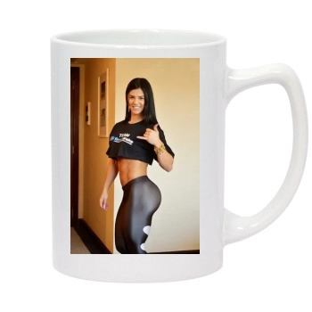 Eva Andressa 14oz White Statesman Mug