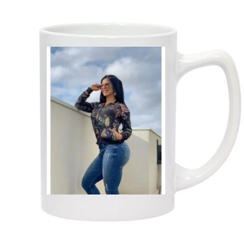 Eva Andressa 14oz White Statesman Mug