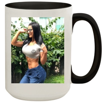 Eva Andressa 15oz Colored Inner & Handle Mug