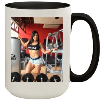 Eva Andressa 15oz Colored Inner & Handle Mug