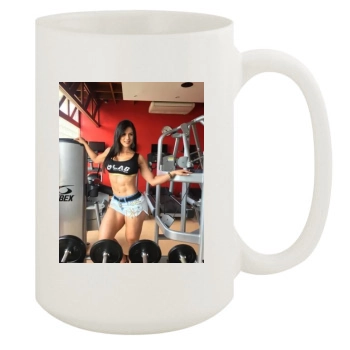 Eva Andressa 15oz White Mug