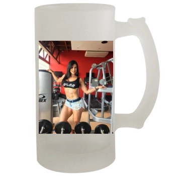 Eva Andressa 16oz Frosted Beer Stein