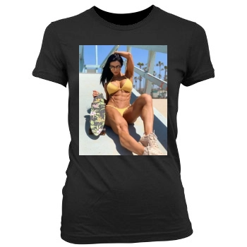 Eva Andressa Women's Junior Cut Crewneck T-Shirt