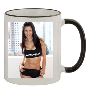 Eva Andressa 11oz Colored Rim & Handle Mug