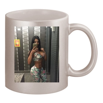 Eva Andressa 11oz Metallic Silver Mug