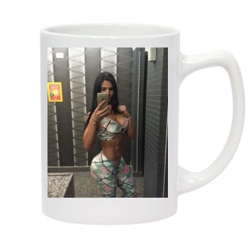 Eva Andressa 14oz White Statesman Mug