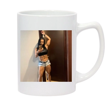 Eva Andressa 14oz White Statesman Mug