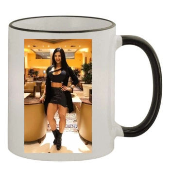 Eva Andressa 11oz Colored Rim & Handle Mug