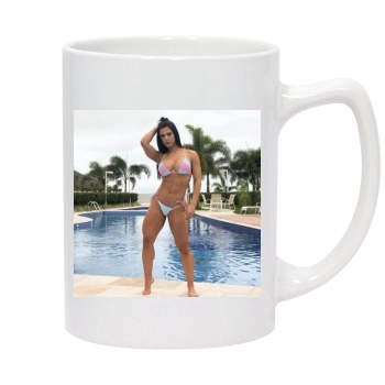 Eva Andressa 14oz White Statesman Mug