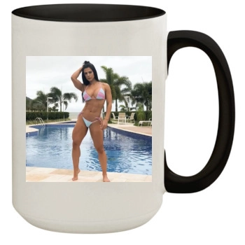 Eva Andressa 15oz Colored Inner & Handle Mug