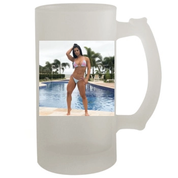 Eva Andressa 16oz Frosted Beer Stein