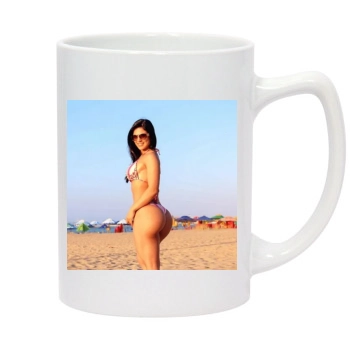 Eva Andressa 14oz White Statesman Mug