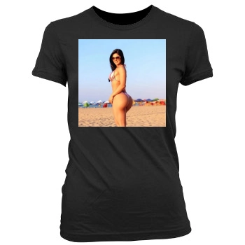 Eva Andressa Women's Junior Cut Crewneck T-Shirt