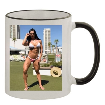 Eva Andressa 11oz Colored Rim & Handle Mug