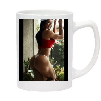 Eva Andressa 14oz White Statesman Mug