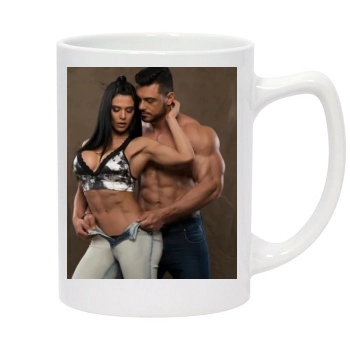 Eva Andressa 14oz White Statesman Mug