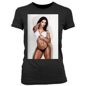 Eva Andressa Women's Junior Cut Crewneck T-Shirt