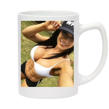 Eva Andressa 14oz White Statesman Mug