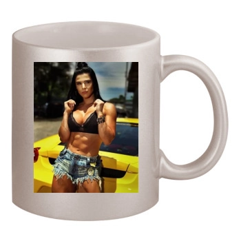 Eva Andressa 11oz Metallic Silver Mug