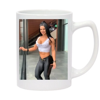 Eva Andressa 14oz White Statesman Mug