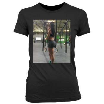 Eva Andressa Women's Junior Cut Crewneck T-Shirt