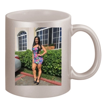 Eva Andressa 11oz Metallic Silver Mug