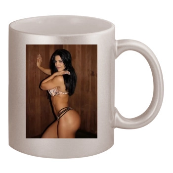 Eva Andressa 11oz Metallic Silver Mug