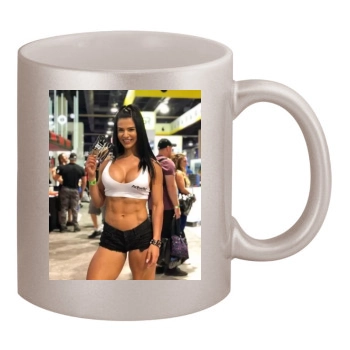 Eva Andressa 11oz Metallic Silver Mug