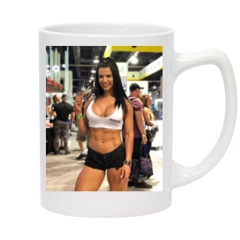 Eva Andressa 14oz White Statesman Mug