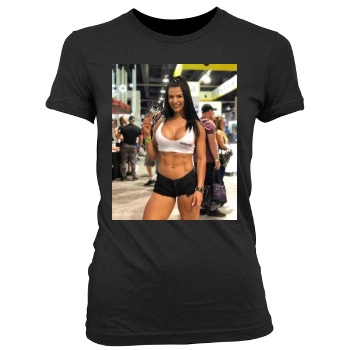 Eva Andressa Women's Junior Cut Crewneck T-Shirt