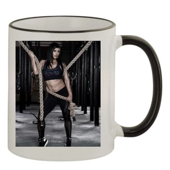 Eva Andressa 11oz Colored Rim & Handle Mug