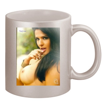 Eva Andressa 11oz Metallic Silver Mug