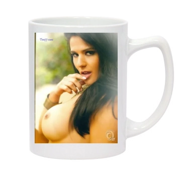 Eva Andressa 14oz White Statesman Mug