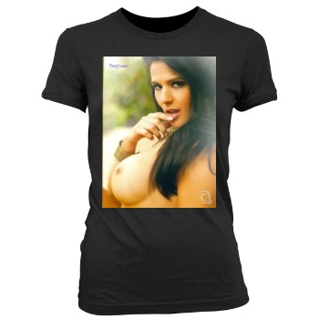 Eva Andressa Women's Junior Cut Crewneck T-Shirt