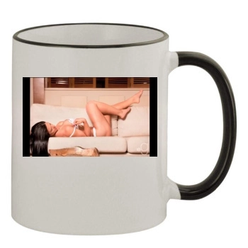 Eva Andressa 11oz Colored Rim & Handle Mug