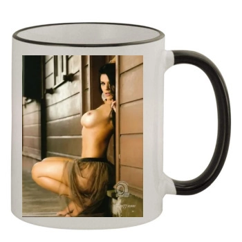 Eva Andressa 11oz Colored Rim & Handle Mug