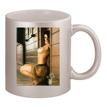 Eva Andressa 11oz Metallic Silver Mug