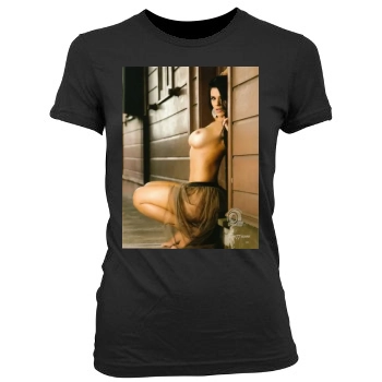 Eva Andressa Women's Junior Cut Crewneck T-Shirt