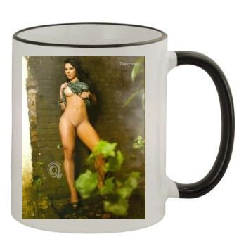 Eva Andressa 11oz Colored Rim & Handle Mug