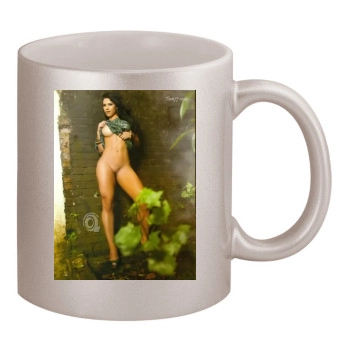 Eva Andressa 11oz Metallic Silver Mug