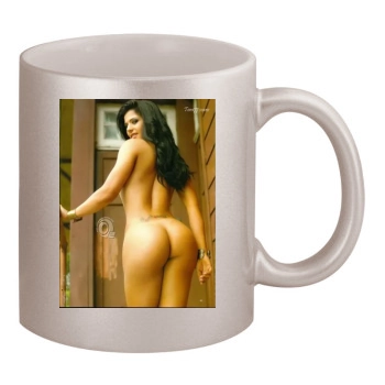 Eva Andressa 11oz Metallic Silver Mug