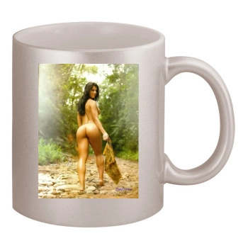 Eva Andressa 11oz Metallic Silver Mug