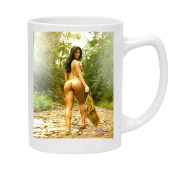 Eva Andressa 14oz White Statesman Mug