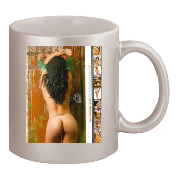 Eva Andressa 11oz Metallic Silver Mug