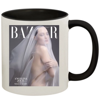 Angelina Jolie 11oz Colored Inner & Handle Mug