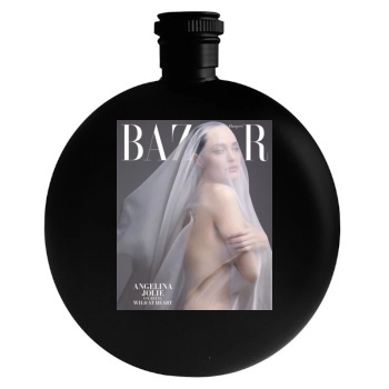 Angelina Jolie Round Flask