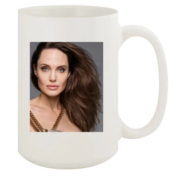 Angelina Jolie 15oz White Mug