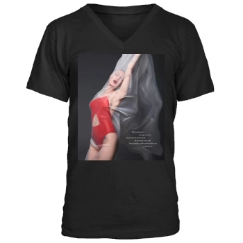 Angelina Jolie Men's V-Neck T-Shirt