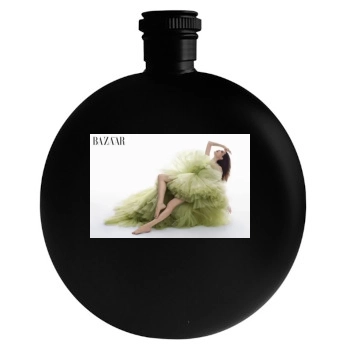 Angelina Jolie Round Flask